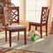Baxton Studio Nicolette Modern and Contemporary Grey Fabric and Walnut Brown Finished Wood 2-PC Dining Chair Set 176-11387-Zoro - alternate 3